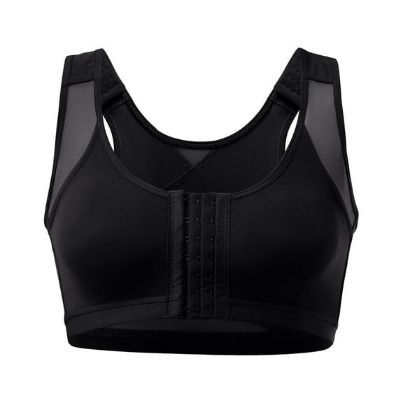 Ketyyh-chn99 Bras for Women Push Up Undershirts for Women' Sports Bra Longline Wirefree Padded With Medium SupportBlack,L
