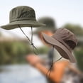 thumbnail image 2 of Fishing Hat Foldable Decorative Cotton Young Teens Wide Brim Safari Hiking Cap for Hiking, 2 of 7
