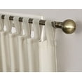 thumbnail image 3 of No. 918 Farrell Heathered Textured Semi-Sheer Tab Top Curtain Panel, Ecru, 40x84, 3 of 5
