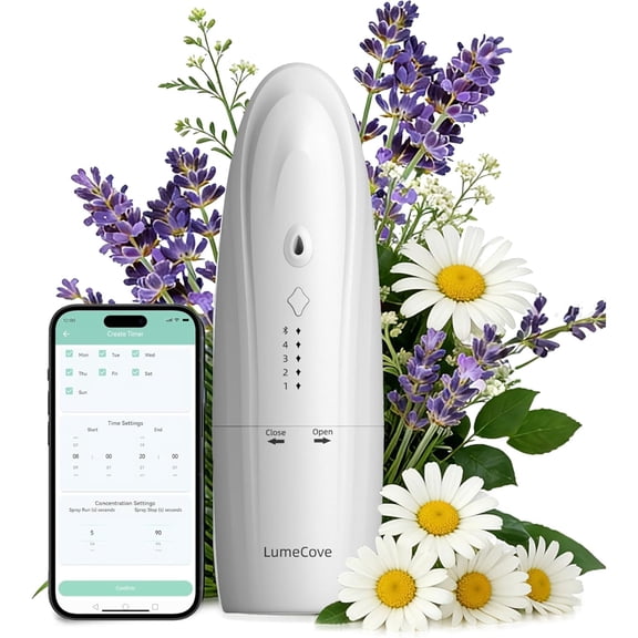 Lumecove AE20W Home Use Scent Diffuser Plug-In, Silent, Waterless