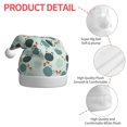 thumbnail image 4 of Fuzoiu Frog And Dragonflies Print Santa Hat Christmas Hat for Adults,Santa Hats with Pompom, Unisex Xmas Holiday Hat for Christmas New Year Festive Party Supplies, 4 of 6