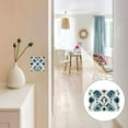 thumbnail image 7 of Yayeee Toggle Light Switch Wall Plate 3-Gang 6.37"x4.48" Decorative Outlet Cover, Green Geometric Pattern, 7 of 7
