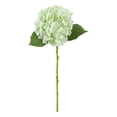thumbnail image 2 of Artificial Hydrangea Flower, 49 cm Silk-Style Fake Bloom with Leaves, Realistic Home Wedding Table Centerpiece Decoration (1 Pack), Fade-Resistant, Water-Free, 2 of 6