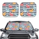 thumbnail image 2 of Fotbe Colorful Llama Juego de 2 Piezas de Parasoles para Parabrisas | Bloqueador Solar para Auto | Accesorios Plegables para Protección Solar Interior-Medium, 2 of 6