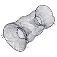 thumbnail image 2 of LJNYFDC Piège à Crabe Appât de Pêche Piège Léger Réutilisable Pliable Portable Installation Rapide Poisson Crabe Crevette Piège Filet de Lancer de Pêche, 2 of 5