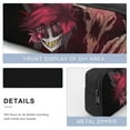 thumbnail image 6 of Demon Alastor Hazbin Hotel Backpack With Lunch Bag Pencil Case Set Schoolbag Laptop Backpack Lunch Box Pen Bag 3 Pieces Set, 6 of 9