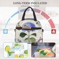 thumbnail image 5 of Sigee Vintage Flower for Reusable Lunch Box for Men/Women for Work, Office, Picnic - Spacious, Lightweight, and Easy to Clean, 5 of 5