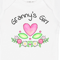 thumbnail image 4 of Inktastic Granny's Girl- Heart Flowers Girls Baby Bodysuit, 4 of 5