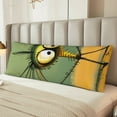 thumbnail image 2 of Zufioo Quirky Cartoon 123 Print 20x54 Inch Long Body Pillowcase, without Pillow Core, Pillow Case with Hidden Zipper, Ideal Gift for Home Furnishings, 2 of 7
