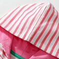 thumbnail image 4 of Toddler Boys Girls Jacket Warm Kids Fall Winter Cartoon Printed Striped Style Lightweight Hooded Casual Winter Outwear Coat,Size 1-2 Years, 4 of 7