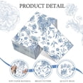 thumbnail image 3 of 200 Pcs Blue Floral Paper Napkins Disposable Hand Towels for Bathroom Guest Decorative Napkins Paper for Bathroom Shower Toilet Powder Room Holiday Wedding Bridal Tea Party, 3 of 4