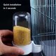 thumbnail image 3 of Alimentador de pájaros, herramienta de alimentación de jaula de pájaros de plástico de grado alimenticio, suministros transparentes para mascotas Hugtrwg Para estrenar, 3 of 9