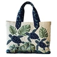 thumbnail image 2 of Funny Quilted Tote Bag for Women Reusable Aesthetic Canvas Bag Lightweight Large Capacity Foldable Fashion Unique Print for Shopping Work Travel, 2 of 3