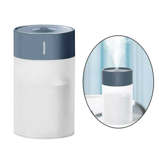 kurtrusly Air Humidifier Two Spray Modes Quiet Comfort USB for Car Home Office Yoga Gray