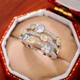 thumbnail image 6 of K-KED Fashion Round Cubic Zircon 925 Silver Filled Ring Women Wedding Delicate Jewelry Sz 6-10-6, 6 of 6