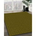 thumbnail image 3 of Ahgly Company Machine Washable Indoor Rectangle Transitional Dark Yellow Green Area Rugs, 8' x 10', 3 of 7