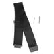 thumbnail image 1 of Correa de reloj inteligente de 15 mm con hebilla magnética de acero inoxidable y cierre de seguridad para Amazfit 2 A1807, color negro, 1 of 14