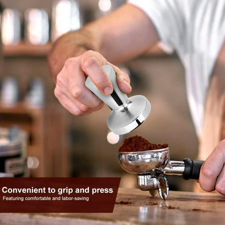 

Haofy Coffee Bean Press Coffee Tamper with mirror polished surface Non Rust Coffee Tamper Stainless Steel Coffee Tamper Tamper Coffee Bean Press