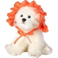 thumbnail image 3 of Purple Tutu Dog Dress with Hat Pet Tulle Costume Vest Skirt Lace Trim Puppy Clothes Outfit Apparel for Small Cats Doggies, M, 3 of 7