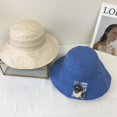 thumbnail image 1 of Sombrero de pescador de doble cara de seda de hielo UPF50 + para mujer, estilo coreano, versátil, fresco, protector solar, sombrero de lavabo informal, 1 of 5