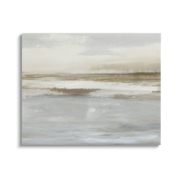 Stupell Industries Cloudy Abstract Landscape Landscape Painting Gallery Wrapped Canvas Art Print Wall Art, 20 x 16