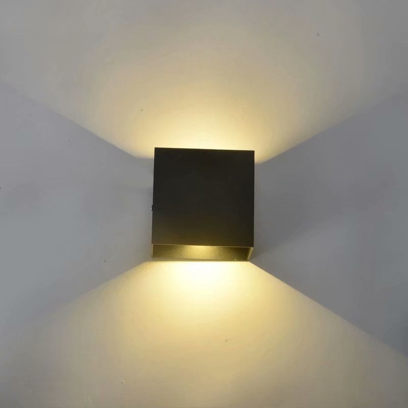 COB LED Wall Light 12W Modern Up Down Cube Indoor Outdoor Sconce Lighting Lamp 