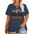 thumbnail image 2 of Anbech Western 80s Plus Size T-Shirts for Women Graphic Somthing In The Orange Print Short Sleeves Plus T-Shirt with Round Neck, 2 of 3