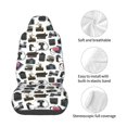 thumbnail image 4 of Wukai Cool Camera Full Set Car Seat Covers with Soft Padding Universal Auto Front Seats Protector and Cushion Mat, 4 of 5