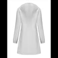thumbnail image 4 of Chaqueta Impermeable para Mujer con Capucha, Abrigo Impermeable para Mujer, Cortavientos Gris L, 4 of 8