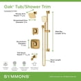 thumbnail image 7 of Symmons 569615TRM Oak Tub And Shower Trim Package - Chrome, 7 of 7