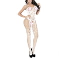 thumbnail image 1 of Combinaison en Résille pour Femmes, Transparente, Entrejambe Ouvert, Bas Intégraux Transparents, Lingerie Érotique Chaude en Maille, 1 of 5