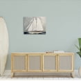 thumbnail image 2 of Stupell Industries Nautical Sailboat Dark Ocean Water Painting Gallery Wrapped Canvas Print Wall Art, Design by Sally Swatland, 2 of 7