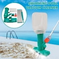 thumbnail image 1 of Portable Pool Vacuum Handheld Pool Blaster Vacuum Cleaner with 3 Scrub Brushes and Detachable 6 Secti0n Pole and a Filter Bag for Above Ground and Inflatable Pool Spa & Fountains, 1 of 9