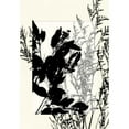 thumbnail image 3 of Goldberger, Jennifer 14x18 Black Modern Framed Museum Art Print Titled - Small Translucent Wildflowers IX, 3 of 5