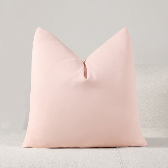 Nmkwnr Pack of 1 Throw Pillow Cover Soft Velvet Cushion Cover Decorative Pillowcase for Couch Sofa Bed, 24x24 Inch