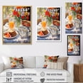 thumbnail image 4 of Designart "Cozy Breakfast Moments IV" Food & Beverage Floater Framed Canvas Print, 4 of 7