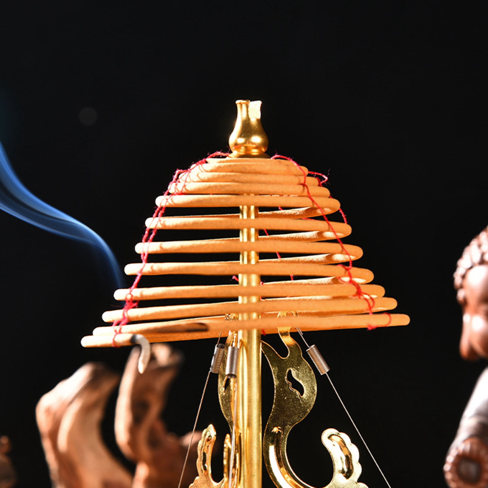 Hevirgo Natural Citronella Incense Coil Long-Lasting Burning Time Indoor Outdoor Camping Lighting Citronella Oil Incense Stick