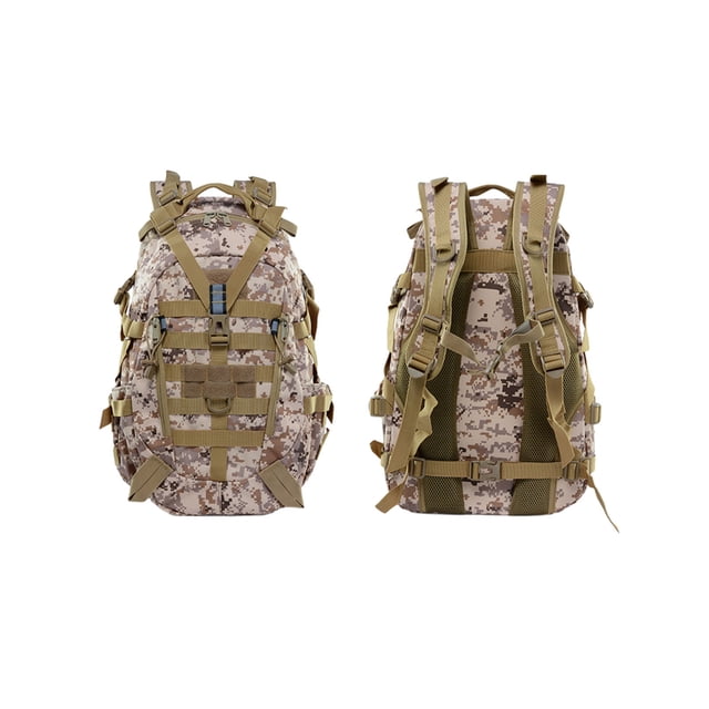 Limited Time Savings,Camouflage Backpack, High Capacity Outdoor Functional Bag Durable, Double Shoulder and Hip Belt Design, Water Resistant Hiking, Climbing and Camping Bag | Nylon, Multicolor-248