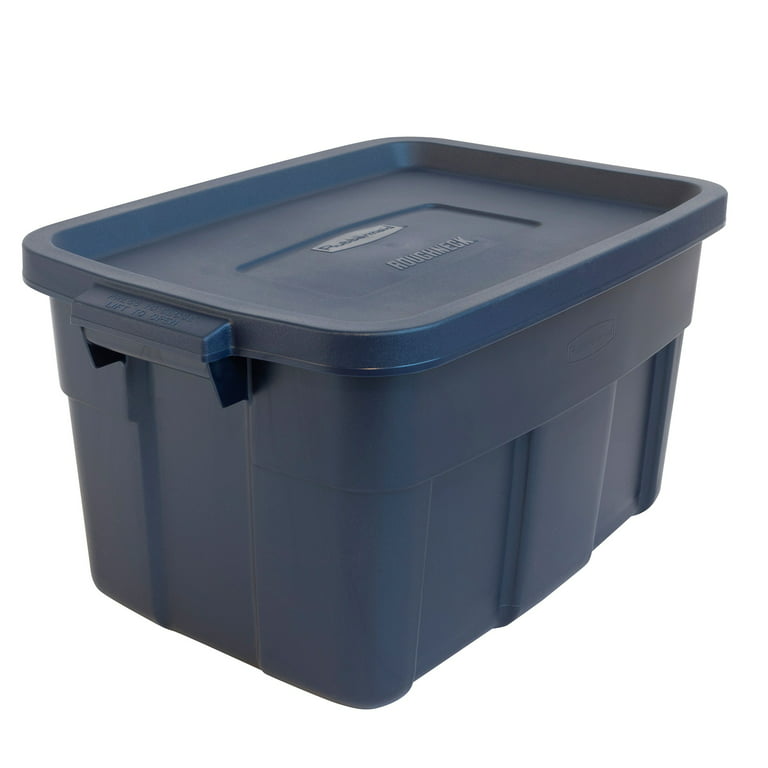 Rubbermaid Roughneck️ Storage Totes 14 Gal, Durable Stackable