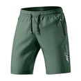 thumbnail image 3 of Thousandth Men's Casual Athletic Shorts Summer Plus Size Biker Shorts Quick Dry Elastic Waist Drawstring Plain Running Shorts Workout Shorts, 3 of 9