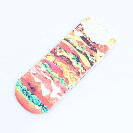 

socks for men Aldult 3D Printed Crazy Novelty Low Cut Ped Cute Athletic Socks