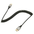 thumbnail image 1 of Interfaz multimedia HD Interfaz Cable multimedia en Espiral Alta Velocidad 4K 60Hz Cable de Resorte Masculino Para La Cámara de la Tableta Monitor de televisión de la Computeradora, 1 of 7