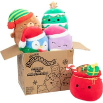 Squishmallows Original 5-Inch Mystery Box 5 Pack - Official Jazwares Plush - Includes Various Holiday Plush - Collectible Soft & Squishy Mini Stuffed Animal Toy - Gift for Kids, Girls & Boys