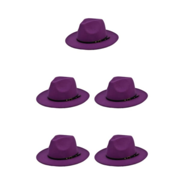 Qarigey Gorras Horma - Elegantes Y Ecológicas Para Bares Y Restaurantes Gorras Cómodas De Alta Duraderas BF127-17 violeta 1 Type2 NO2