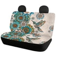 thumbnail image 2 of Pzuqiu Car Seat Covers Groovy Polyester, Compatible with Sedan Seats SUV Seats, for Cars Sedans, Datura Hummingbird, 2 of 10