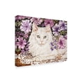 thumbnail image 2 of Trademark Fine Art 'Lilly White Cat' Canvas Art by Jan Benz, 2 of 3