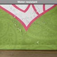 thumbnail image 6 of Ambesonne Retro Place Mats Set of 4, Paisley Love Nutrient, Standard Size, Green White Pink, 6 of 6