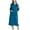 Dark Green, variant on Women's Long Sleeve Robe Soft Zip UP House Coat SPA Bath Knee Length Full Zipper Terry Cloth Duster Robe Sleepwear Dark Green X-Large-XX-Large