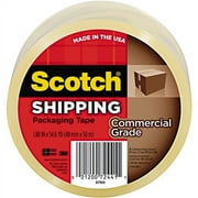 Scotch Clear Packaging Tape, 1.88" x 164'