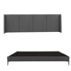 thumbnail image 1 of Box Base Cama Slim King Size+Cabecera Milan Gris Oscuro, 1 of 6